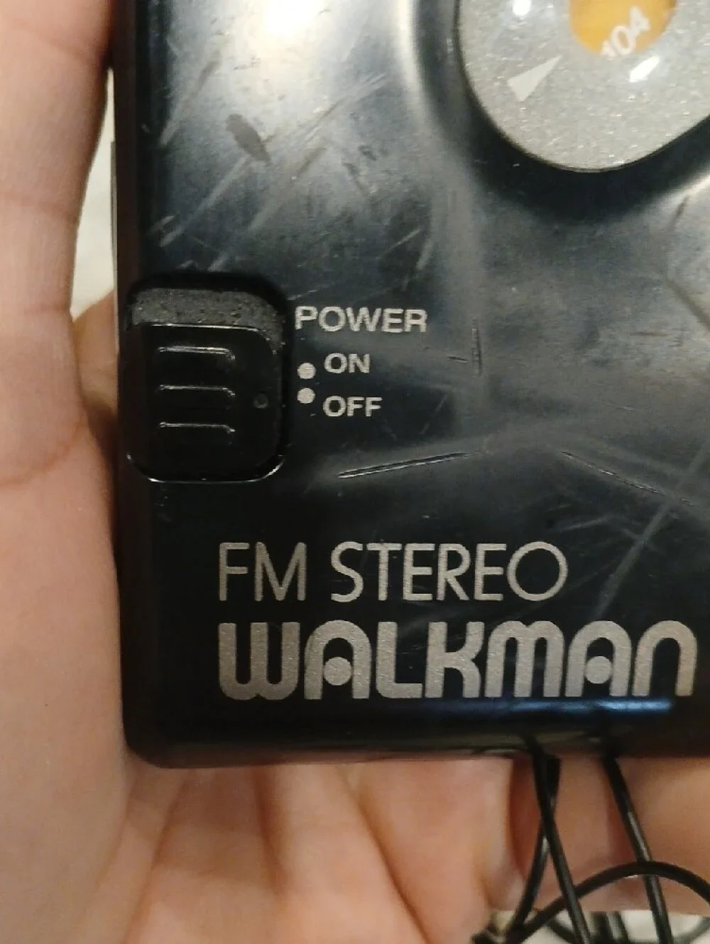 Sony Black FM Stereo Walkman with Belt Clip